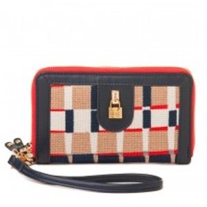NWT - Spartina 449  Quarterdeck Zip Wallet
